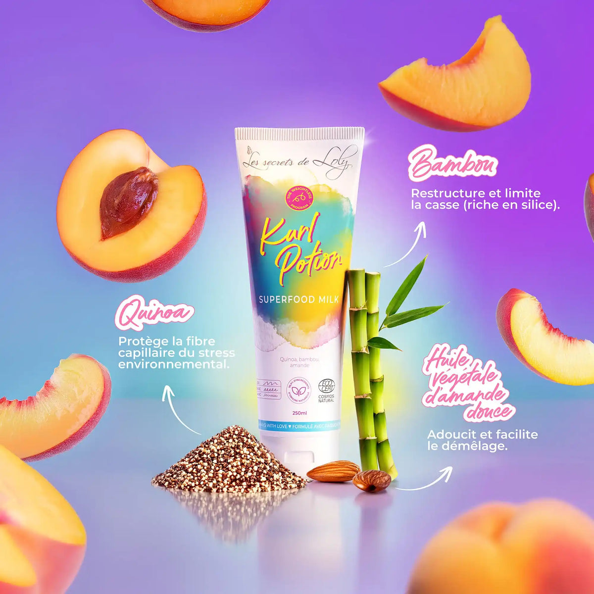 Kurl Potion - Crème sans rinçage définissante et hydratante - 250ml